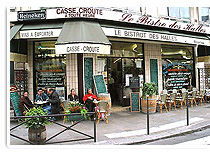 Wurstverk�ufer in Paris