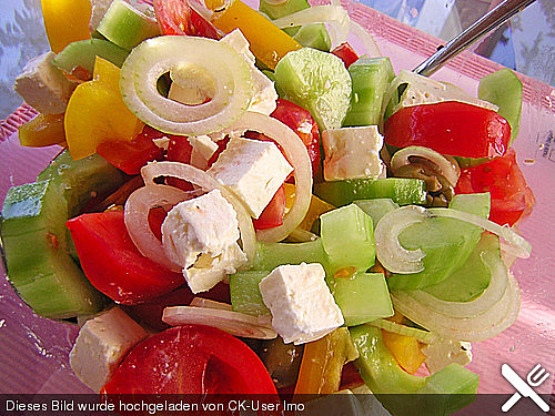 Bauernsalat, griechisch