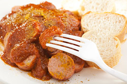 selbstgemachte Currywurst
