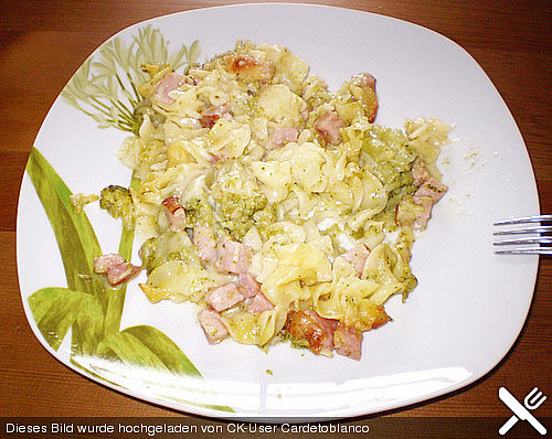 Broccoli-Kasseler-Auflauf