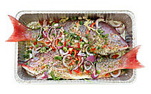 marinierter Fisch