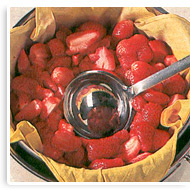 Erbeeren entsaften