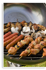 Fleisch auf dem Grill