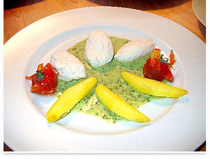 Hechtkl��chen mit Frankfurter Gr�ne Sauce