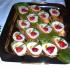 H�hnerbrust dekoriet mit Erdbeere, Qumquat und ein bischen Estragon