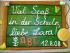 Eine Tafel f�r ein kleines M�dchen