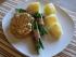 Schweinefilet mit Senf-Sahnesauce, Speckbohnen und Salzkartoffeln
