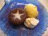 Lauwarmes Schokot�rtchen mit Zimtsahne und Vanilleeis (T�rtchen mit Lindt - Zimt und Koriander-Schoki)