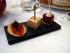 Gru� aus der K�che - Foccacia mit Tomate und Pesto, Lachs-Cr�pe-W�rfel, Tatar