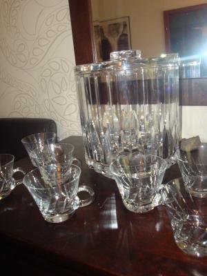 Bowle Set Bleikristall 8 Gl&auml;ser 1844218123