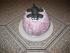 Katze auf Wollkn�ul f�r meine Tochter zum 1. Geburtstag
