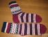 Socken mit dreifacher Zackenbord�re