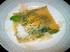 Raviolo mit Spinat, Eigelb, Parmesan und Nussbutter