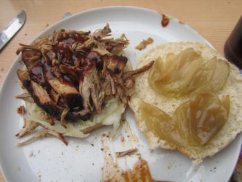 pulled pork hinterher gegillte flambierte bananen 199962626
