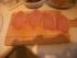 Schnitzel leicht glopfen und mit Salz und Pfeffer w�rzen