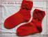 Girlie Anklet Socks, Zitron Trekking Maxima Farbe 904, Hybridferse, stumpfe Bandspitze, Gr��e 36/37
