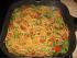 Pasta aglio olio mit Rucola und Tomaten