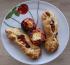 Gef�llte Rote Bete und Bl�tterteigtaschen, �berbacken mit Feta