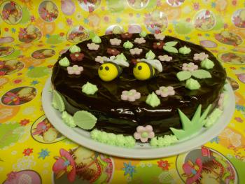 Schokotorte Bienchen Bl&uuml;mchen 2759600783