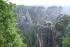 das Sandsteingebirge von der Bastei aus