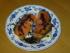 Vorspeise: Mit Lachsfilet - Kaviarcreme gef�llte Cannelloni,mit Graved Lachs Haube und Ahornsirup