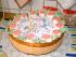 K�sekuchen garniert