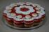 Erdbeer-Torte mit wei�er Schokoladencreme und Krokant