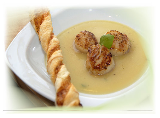 Jakobsmuscheln Knoblauchcreme 2353331269