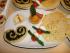Palmiers, K�sepraline, Caprese-Spie�, Tartelet mit K�rbiscreme, Parmesanchip