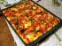 Pizza Diavolo mit Paprika, Salami, Peperoni und Mozzarella