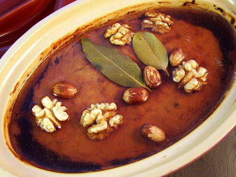 Terrine von Boudin-Masse