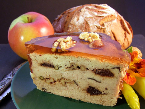 Boudin-Terrine, Anschnitt