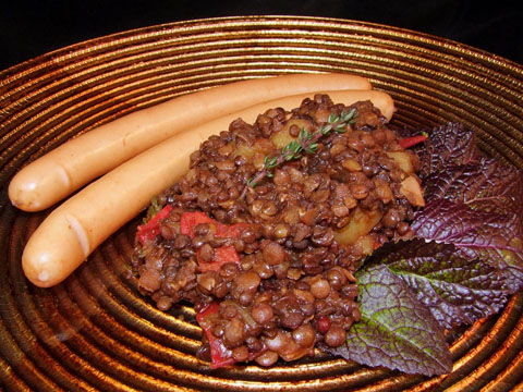 Gemüse mit Wienerle