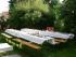 Im Garten essen und 
