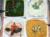 (von oben link nach unten rechts) B�rlauch-Pesto, Kr�uter-Frischk�se-Dip, Paprika-Frischk�se-Dip, Erdnuss-Dip
