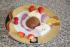 Mousse au chocolat mit Eis und Fr�chten 