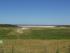 Blick vom Deich zum Strand hinunter