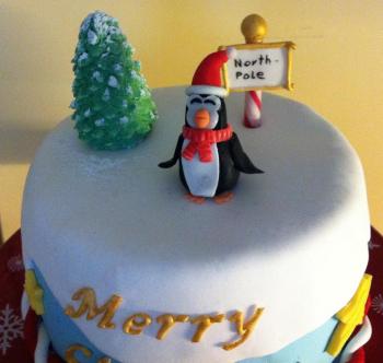 Frohe Weihnachten vom Nordpol Motivtorten Fotos Forum ...