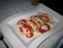 Gef�llter Pfannkuchen mit Erdbeeren