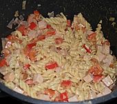 Paprika - Zwiebel - Nudeln