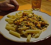 Hähnchen - Sahnesauce zu Pasta
