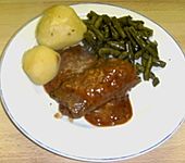 Grünes Bohnengemüse