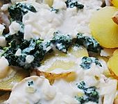 Kartoffel - Spinat - Gratin
