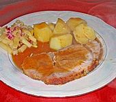 Schweinerollbraten im Bratschlauch