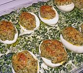 Spinat-Eier Gratin