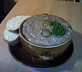 Crostini mit Hähnchen - Sardellen - Leber