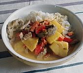 Ananas - Schweinefleisch - Curry
